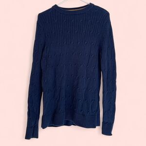 Express Men's Navy and Blue Jumper
